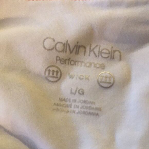 Calvin Klein floral work out pants leggings size large. - Picture 4 of 6